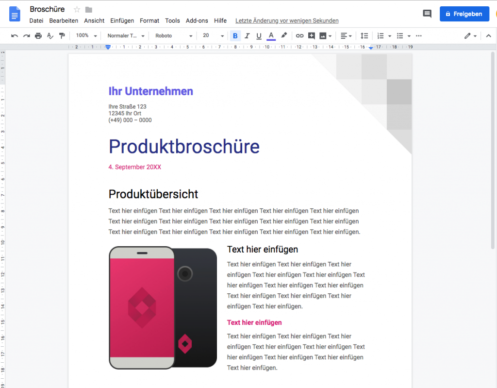 Effizienter Arbeiten mit Online-Tools, google docs
